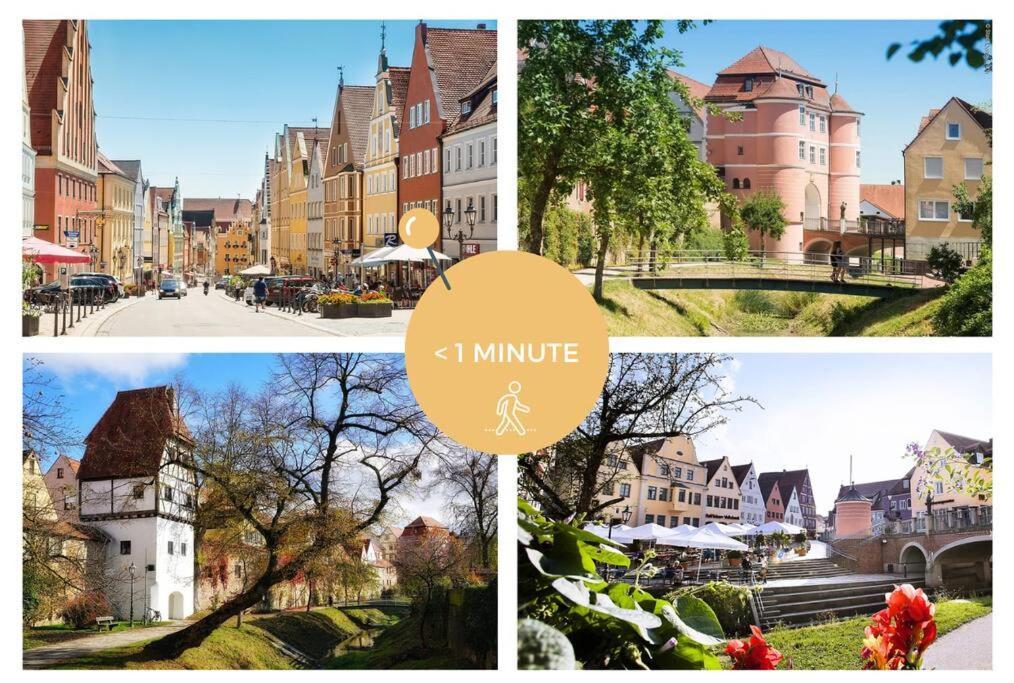 Stylisches Apartment Mit Terrasse In Der Altstadt Von Donauwörth Eksteriør billede